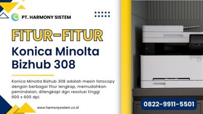 fitur konica minolta bizhub 308
