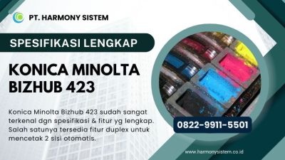 spesifikasi lengkap konica minolta 423